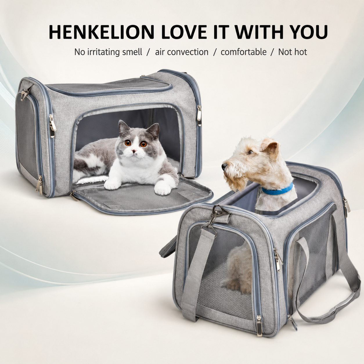 PetHarbor™ CloudCarry Soft-Sided Travel Carrier for Cats & Small Dogs