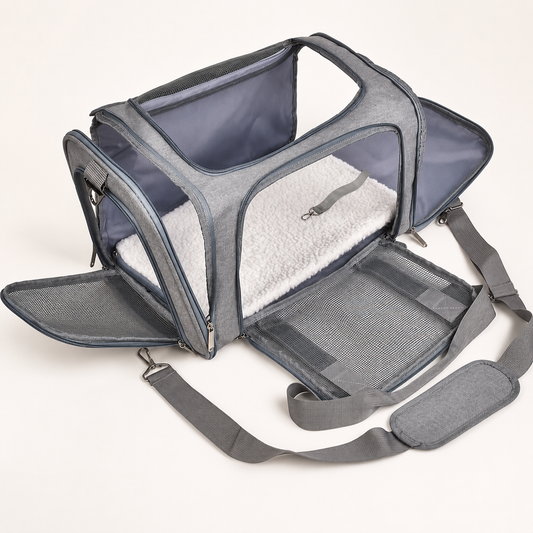 PetHarbor™ CloudCarry Soft-Sided Travel Carrier for Cats & Small Dogs