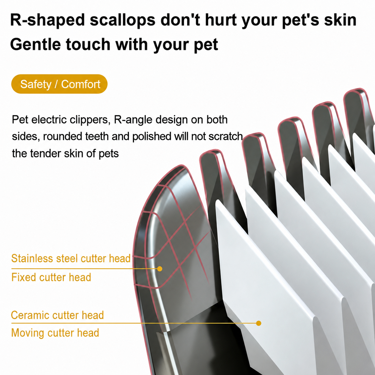 PetHarbor™ Professional Cordless Pet Hair Clipper – USB Rechargeable Grooming Trimmer for Dogs & Cats