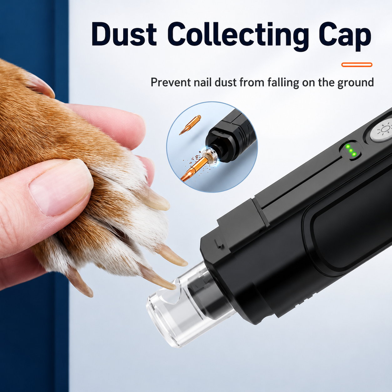 PetHarbor™ Professional Rechargeable Pet Nail Grinder