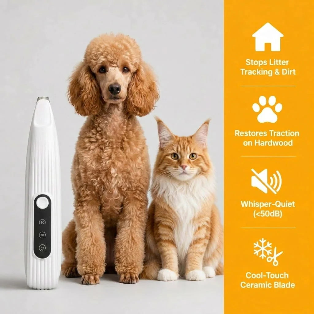 PetHarbor™ Silent Paw Trimmer Max
